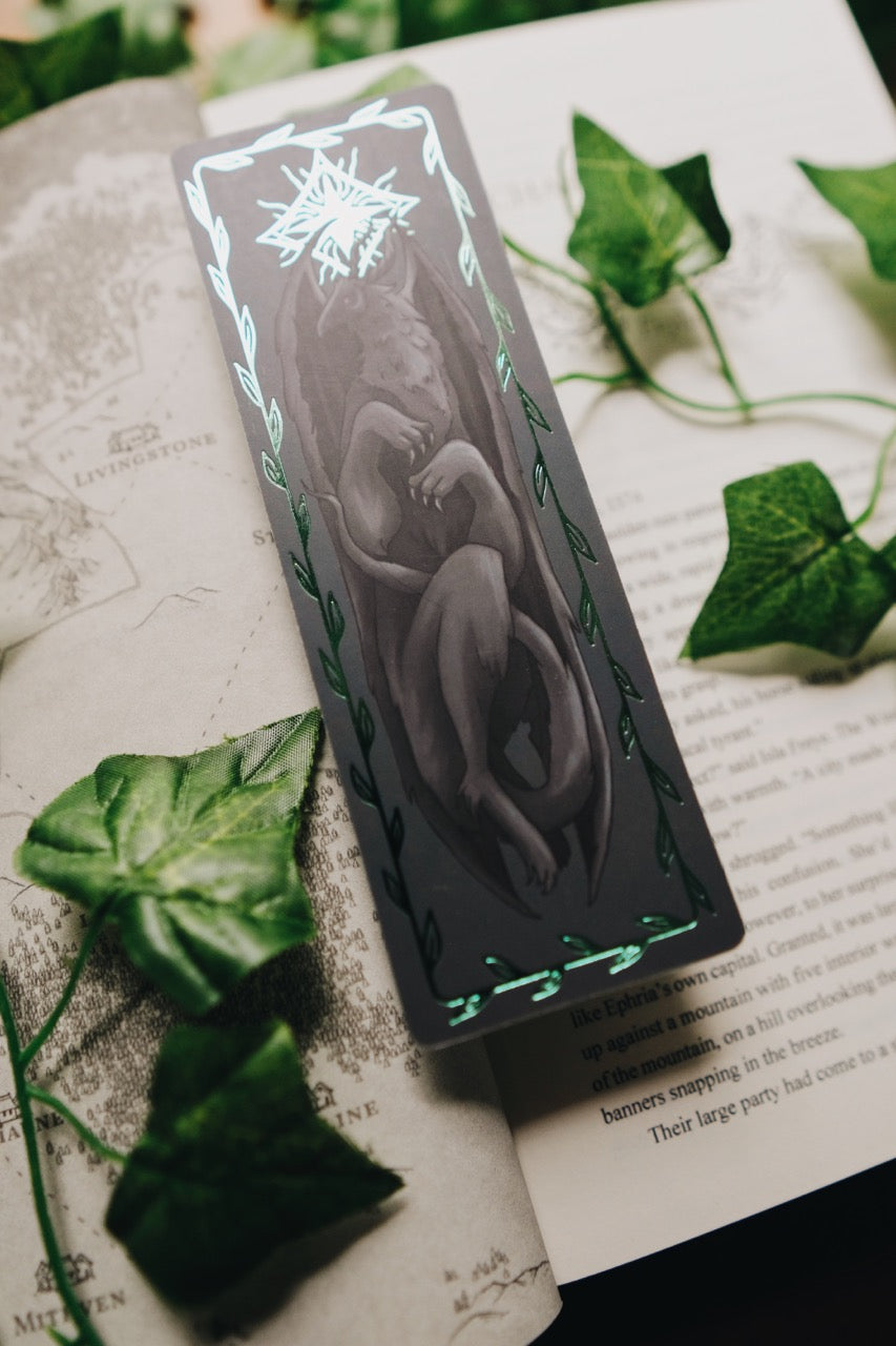 Fantasy Creatures Gilded Cardstock Bookmarks | Warriors & Mages Collection