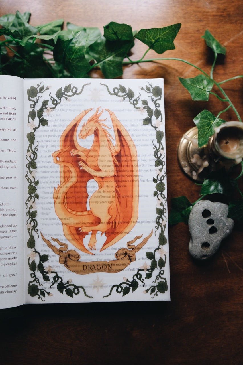 Fantasy Creatures | Vellum Page Overlay Pack | Warriors & Mages