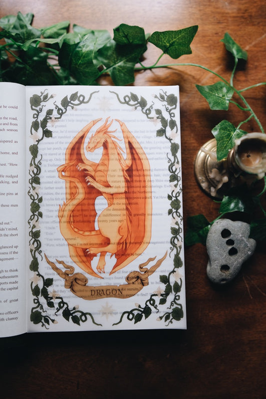 Fantasy Creatures | Vellum Page Overlay Pack | Warriors & Mages