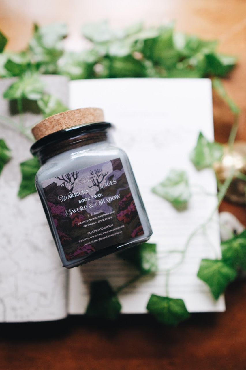 Highloft Moors | 9oz Apothecary Soy Candle | Wood Wick | Heather, Rain, & Pine | Regency Romance