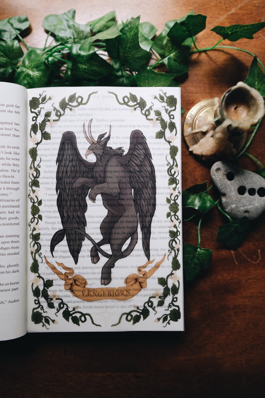 Fantasy Creatures | Vellum Page Overlay Pack | Warriors & Mages