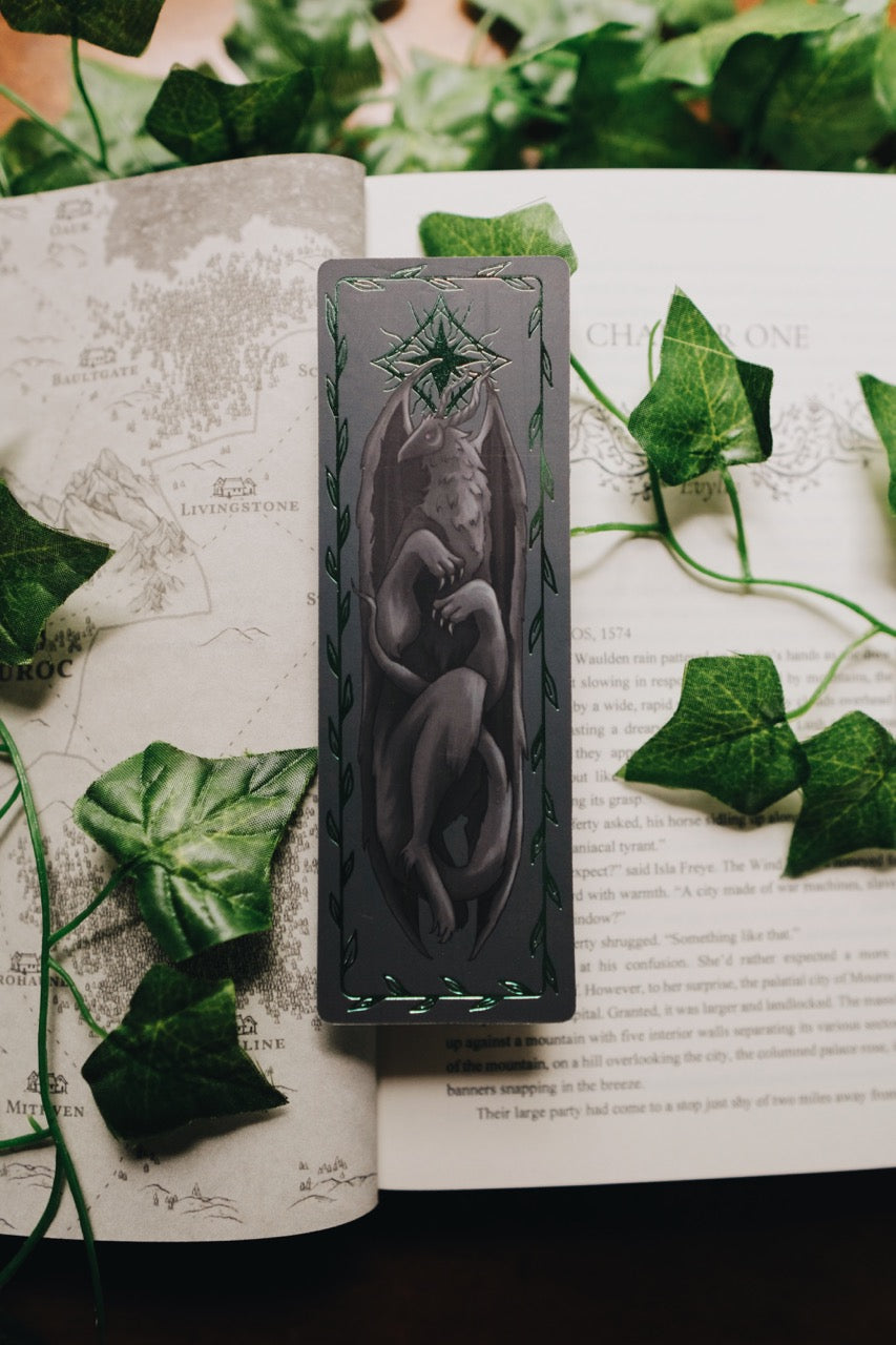 Fantasy Creatures Gilded Cardstock Bookmarks | Warriors & Mages Collection