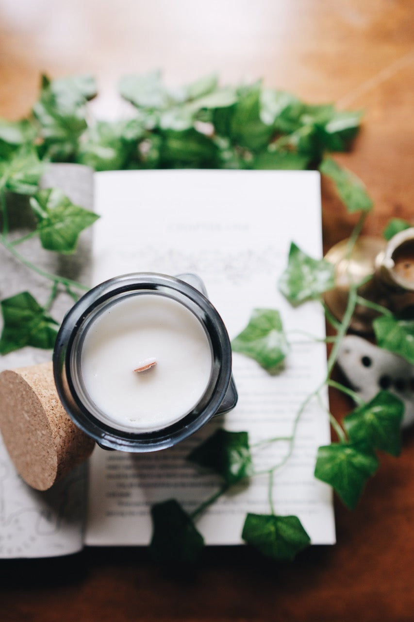 Highloft Moors | 9oz Apothecary Soy Candle | Wood Wick | Heather, Rain, & Pine | Regency Romance